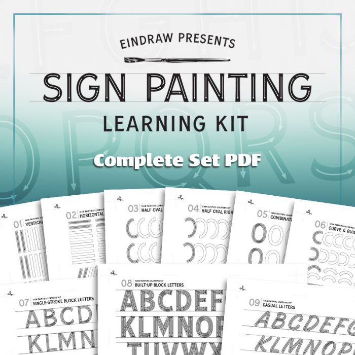 Sign Painting Learning Kit - Complete Set